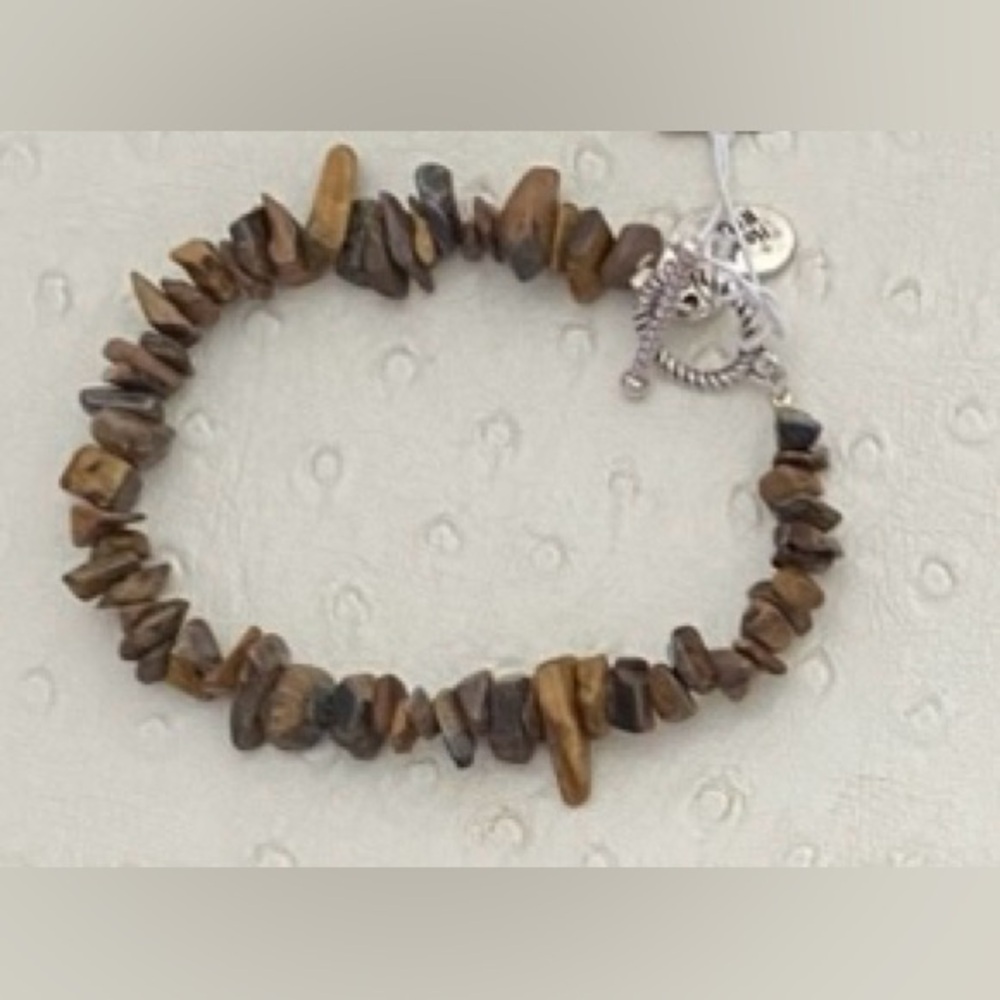 NEW Genuine Tiger's Eye chip bracelet